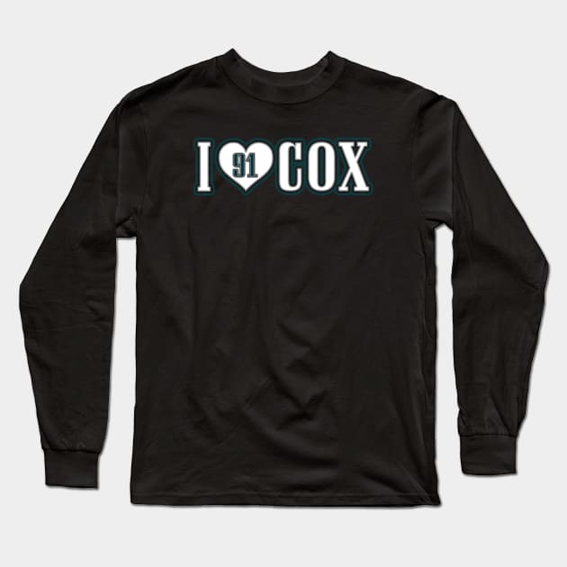 I Heart Cox Long Sleeve T-Shirt by GWCVFG